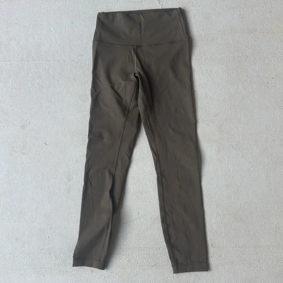 lululemon athletica Olive Green Legging Size 6 - Picture 3 of 3